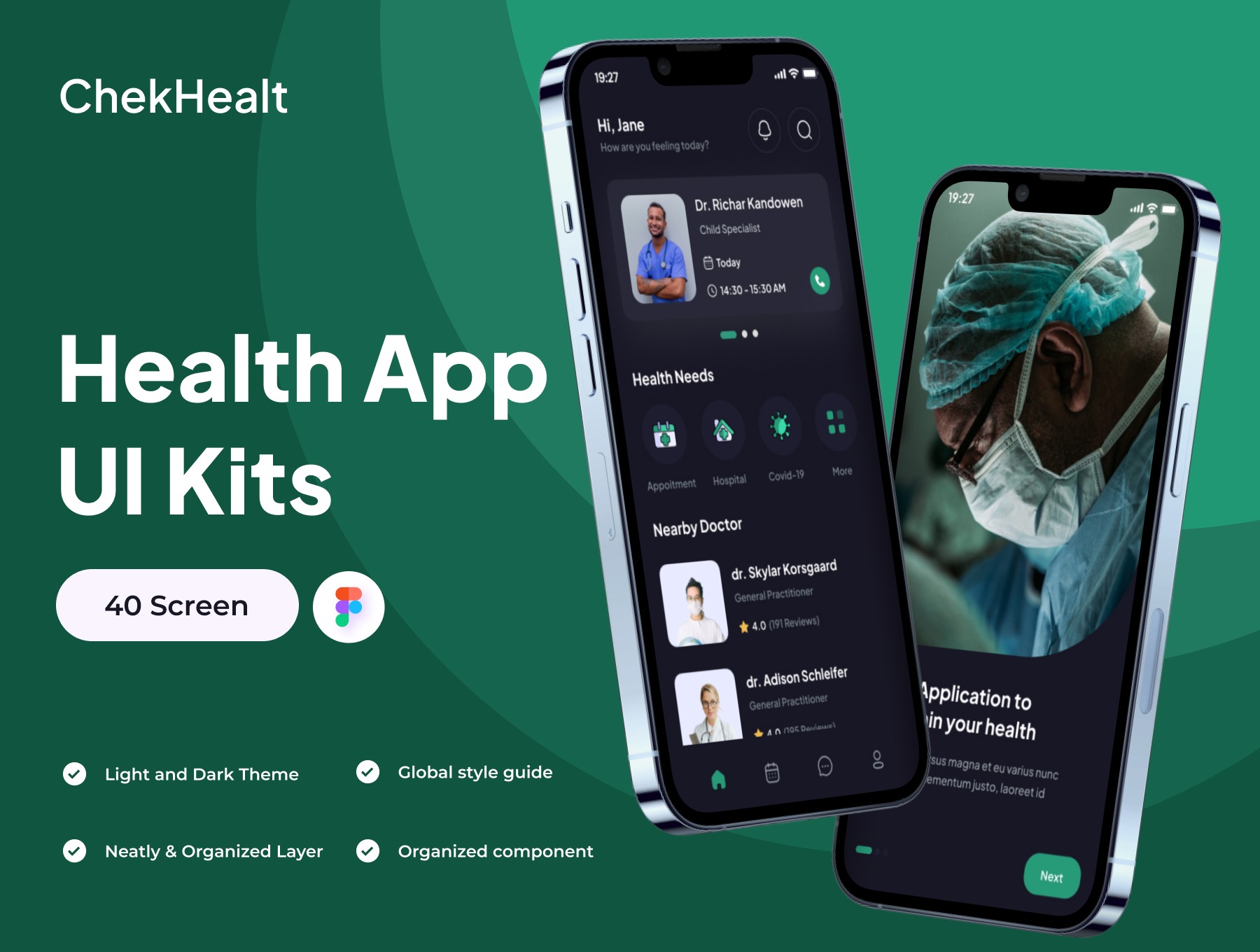 ChekHealt - Health Apps UI Kits