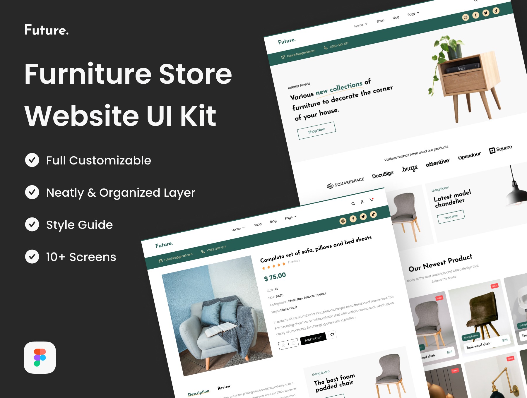 Future - Furniture Store Website UI Kits